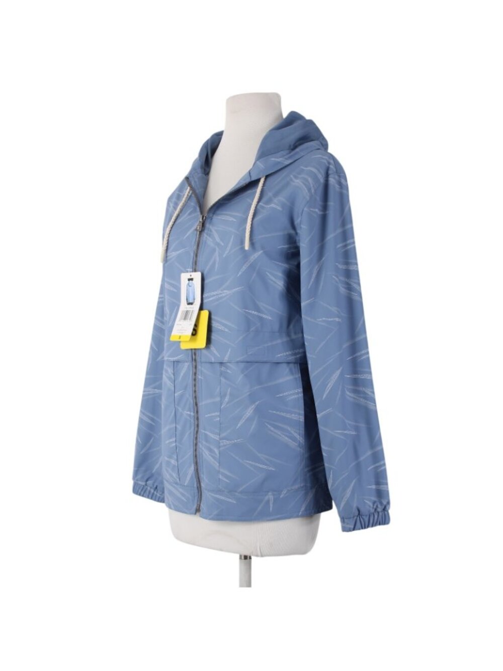 Weatherproof Jacket Sz S Blue Light Blue Hooded 100% Polyumethane Jacket - Picture 4 of 12
